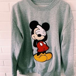 Embroidered patch, Mickey Mouse Sweatshirt